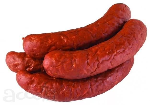 Говяжья колбаса полукопченая